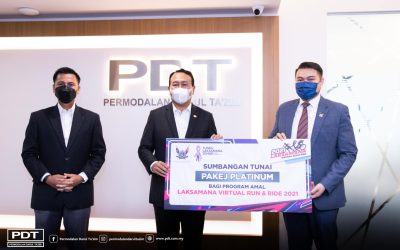 SESI SERAH SIJIL PENGHARGAAN PENAJA PROGRAM LAKSAMANA VIRTUAL RUN & RIDE 2021